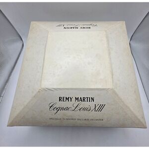 Remy Martin Louis XIII Cognac Baccarat Decanter Presentation Box Empty